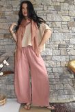 Santos Cushion Cotton Quirky Pant Soft Terracotta